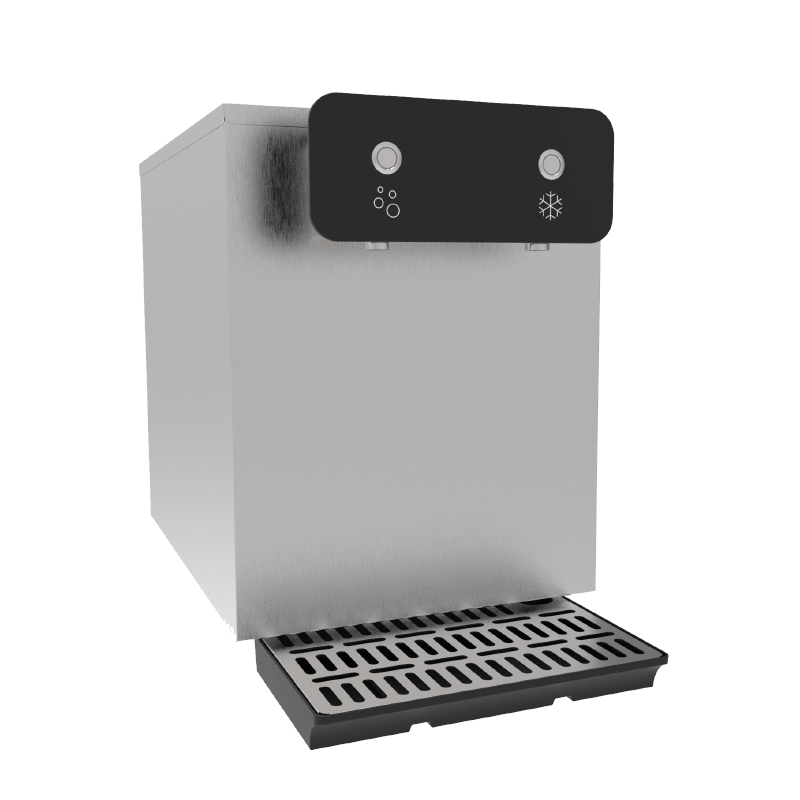 2 gomb munkalap csillogó víz adagolója 